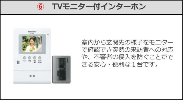 仮称）鎌ヶ谷市右京塚新築アパートの内装|カメラ付インターホン（イメージ）