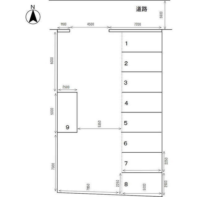 岐阜市早苗町５丁目の駐車場の間取り