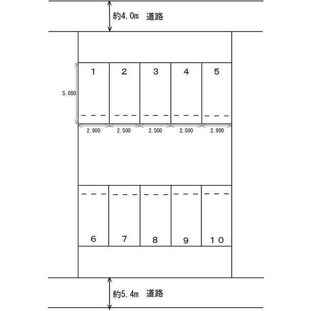 本荘西1丁目１４２番駐車場の間取り
