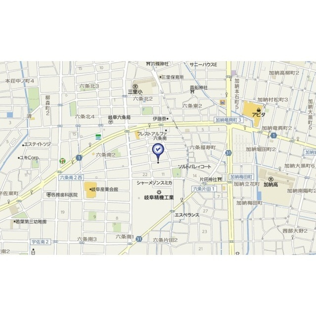 岐阜市六条南１丁目の駐車場の駐車場