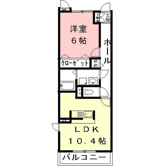 フィールド　ア　カラーステージの間取り