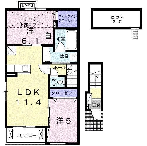 Ｒ＆Ｓソレイユの間取り