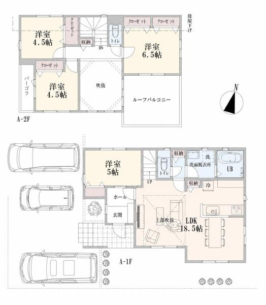 横浜市磯子区洋光台４丁目の新築一戸建の間取り|使い勝手の良い4LDK
お気軽にお問い合わせください。