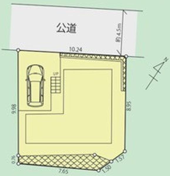横浜市南区六ツ川２丁目の新築一戸建の区画図|限定1区画の販売です！
お気軽にお問合せ下さい！