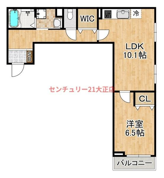 ヒカルサ大阪南恩加島の間取り
