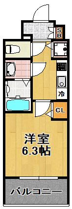 アドバンス大阪ドーム前アヴェニールの間取り|★4沿線利用可物件★築浅★