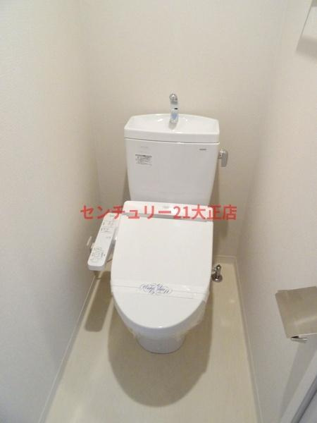 エステージ難波ＷＥＳＴのトイレ|★ウォシュレット付き★