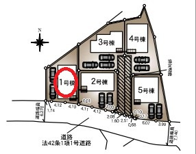 【区画図】 | クレイドルガーデン神戸市西区伊川谷町有瀬第７ | 区画図