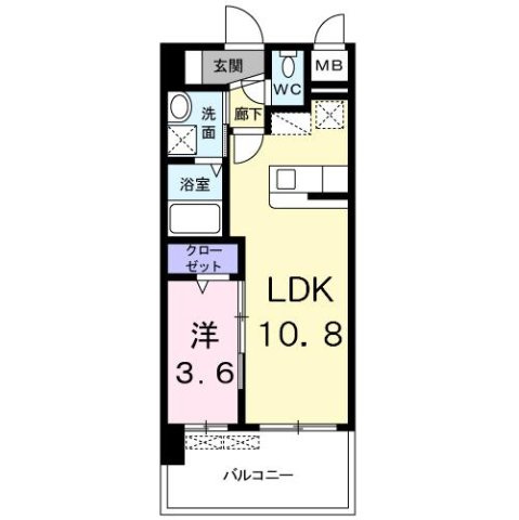 【間取り】 | ラウレア　Ｋ