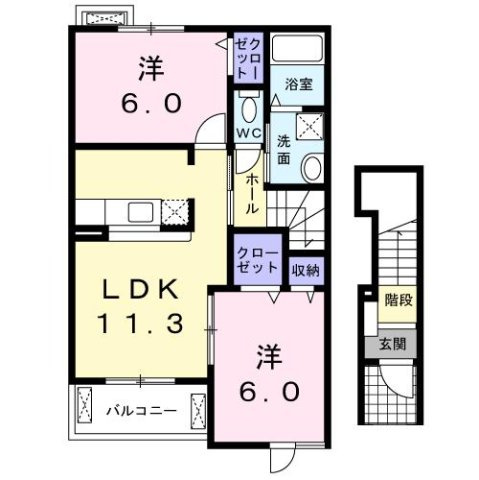 【間取り】 | フローレンス桃園