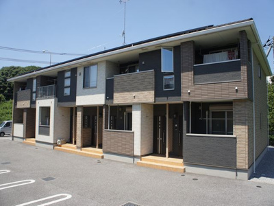 【外観】 | グリーンガーデンＶ | オシャレな外観が特徴の賃貸住宅です♪