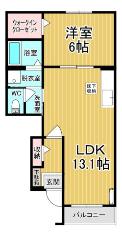 【間取り】 | ブランシェントＢ