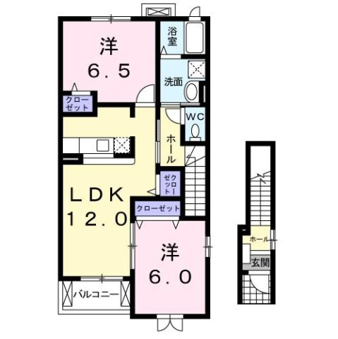 サンヒルズ立田の森の間取り