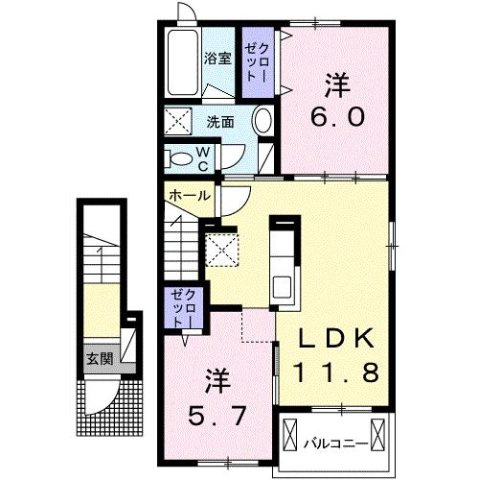 【間取り】 | エレガント高鷲