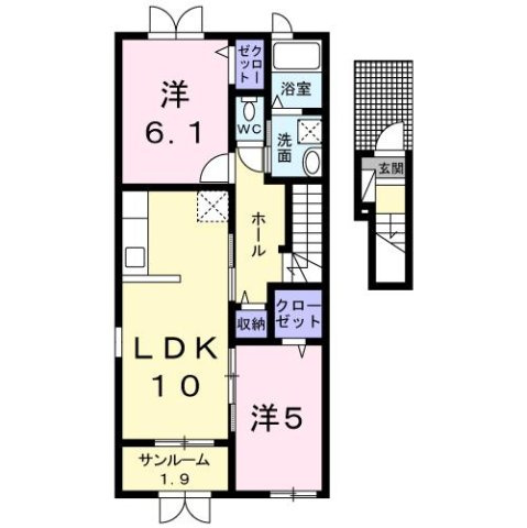 ホワイトパレスの間取り