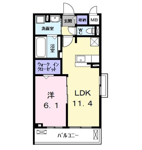 Ｍ．Ｙ　トヨクニの間取り