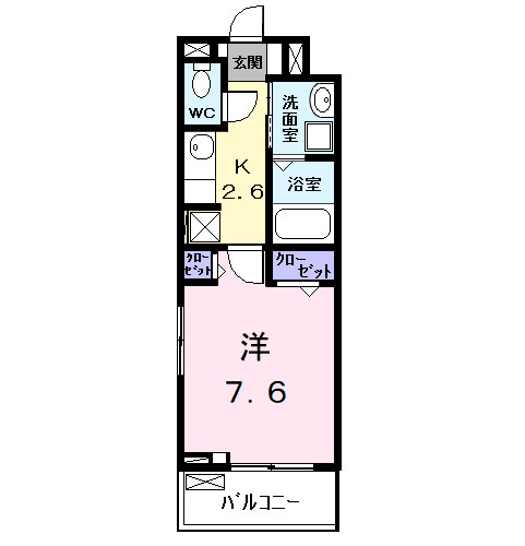 クラール岩塚の間取り