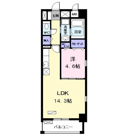 グランソレイユの間取り