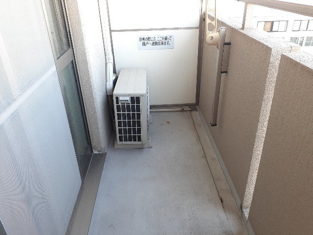 メゾンカルムのバルコニー