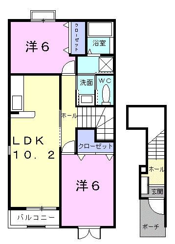 フィオーレⅠの間取り