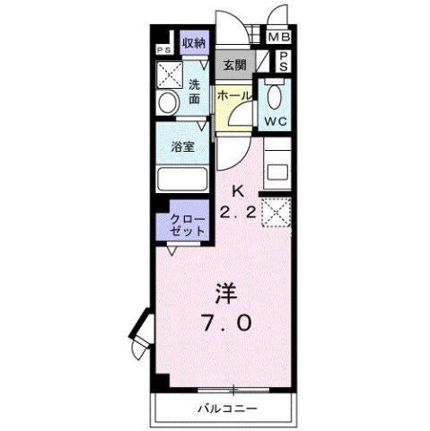 サニーメゾン１の間取り