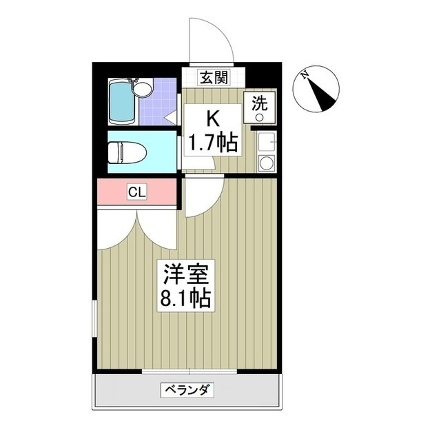 リブレス白井冨士　旧ヴィラージュSの間取り