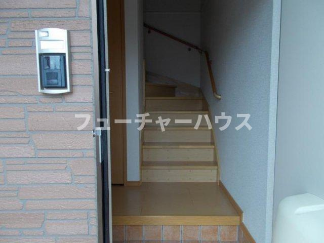 ポライトリーＡの玄関|玄関です