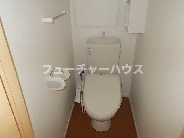 レジデンスヒルＮ　Ⅶのトイレ|シンプルで使いやすいトイレです