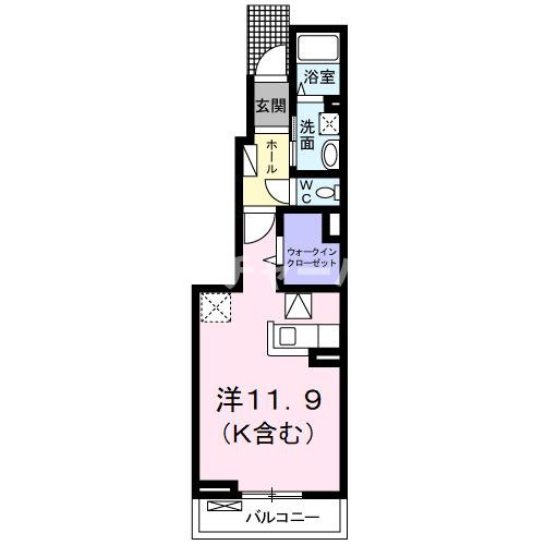ラルーチェの間取り