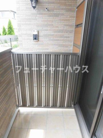 カリーノＦのバルコニー