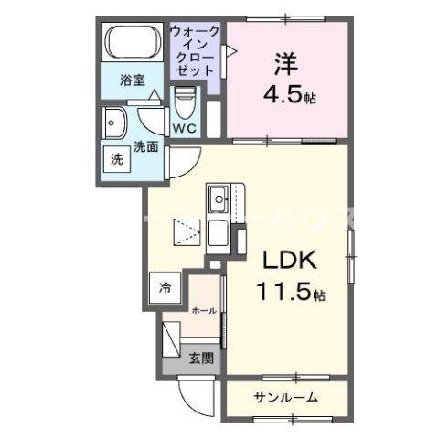 ウエストヒルズパーク　２の間取り