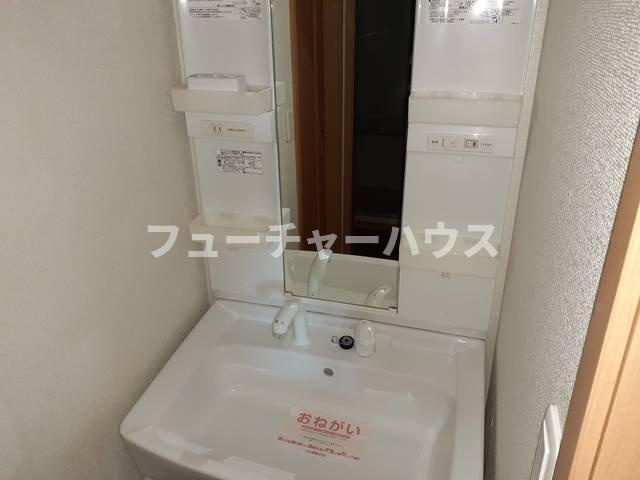 メゾンドリカムⅣの洗面所