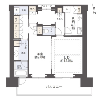 【間取り】 | グラングリーン大阪 THE NORTH RESIDENCE | 北向き