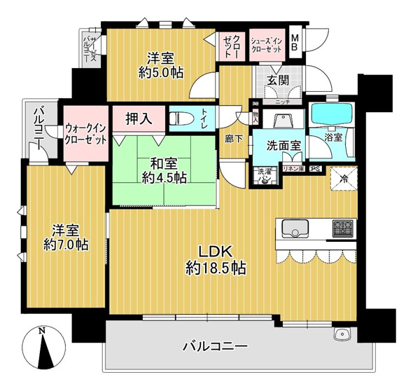 【間取り】 | ファーネスト姪浜ルシエ