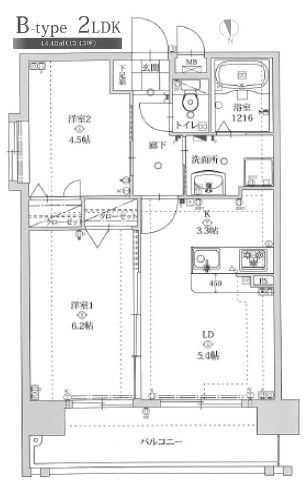 【間取り】 | La Fase Estilo箱崎駅前