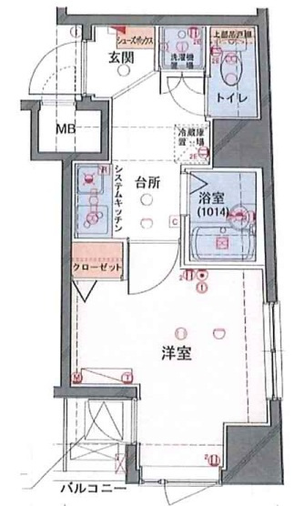 フォルトゥナ文京後楽園の間取り