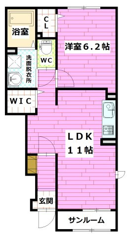 アクシス　ウィル　中野東の間取り