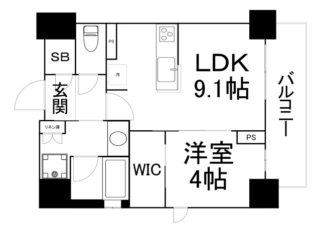 【間取り】 | サクラティアラ新梅田