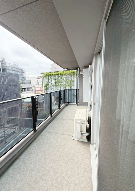 藤沢市藤沢１丁目の賃貸マンションのバルコニー