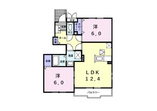 【間取り】 | カーサ　エム