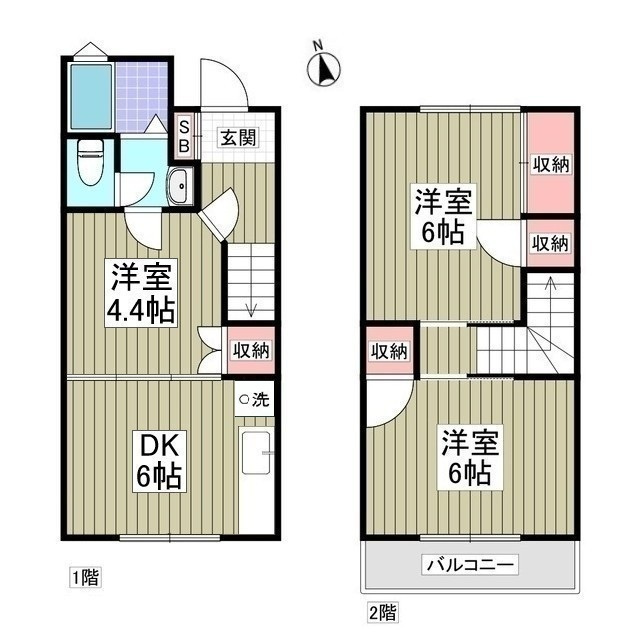 メゾンホリコシ壱番館の間取り