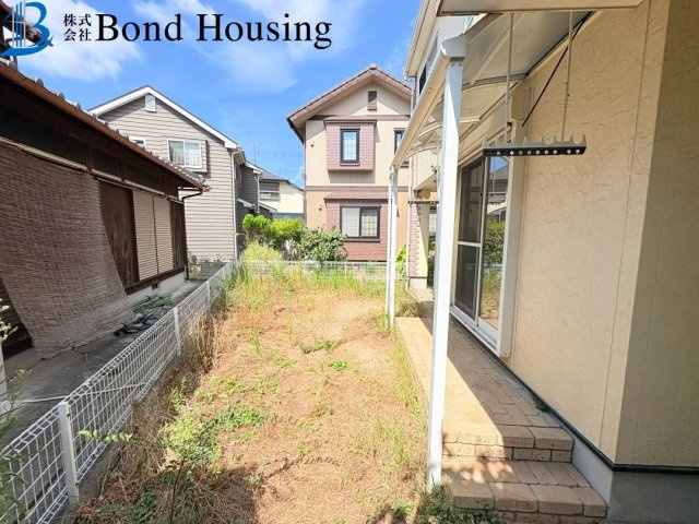 敷地面積約52坪　二ツ屋　築24年の庭