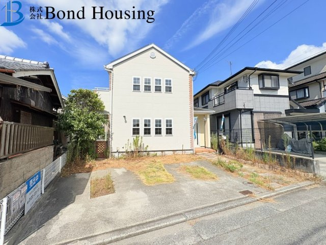 敷地面積約52坪　二ツ屋　築24年の前面道路含む現地写真