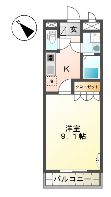 アトランテＫＪの間取り