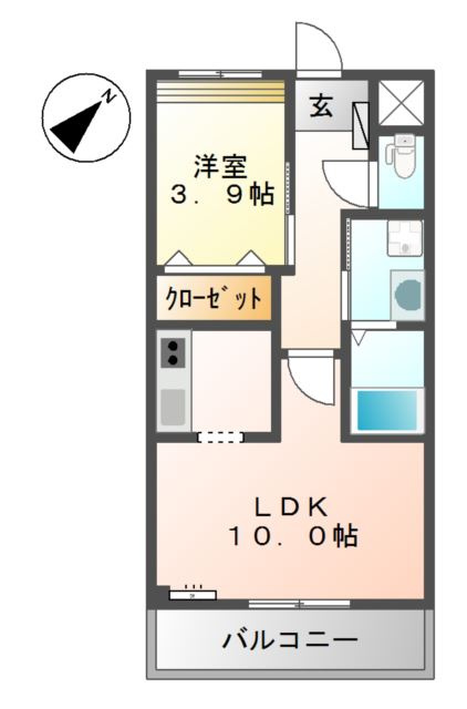 サクシード１の間取り