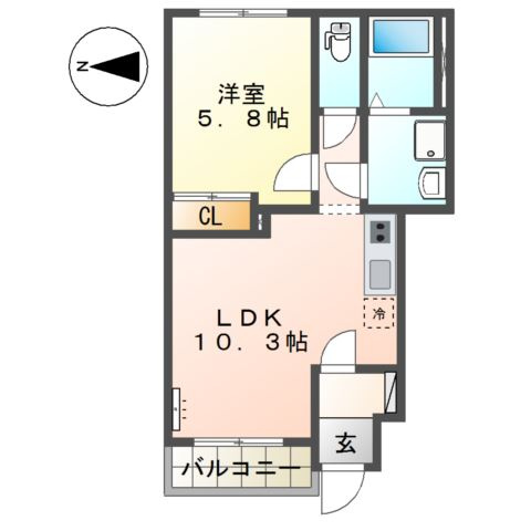 リヴィエールピアの間取り