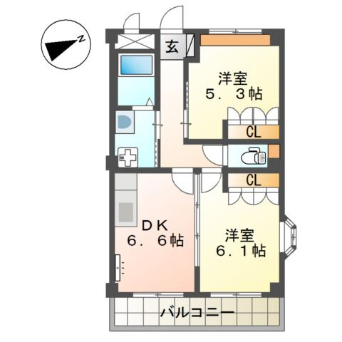 パークレジェンドⅡの間取り