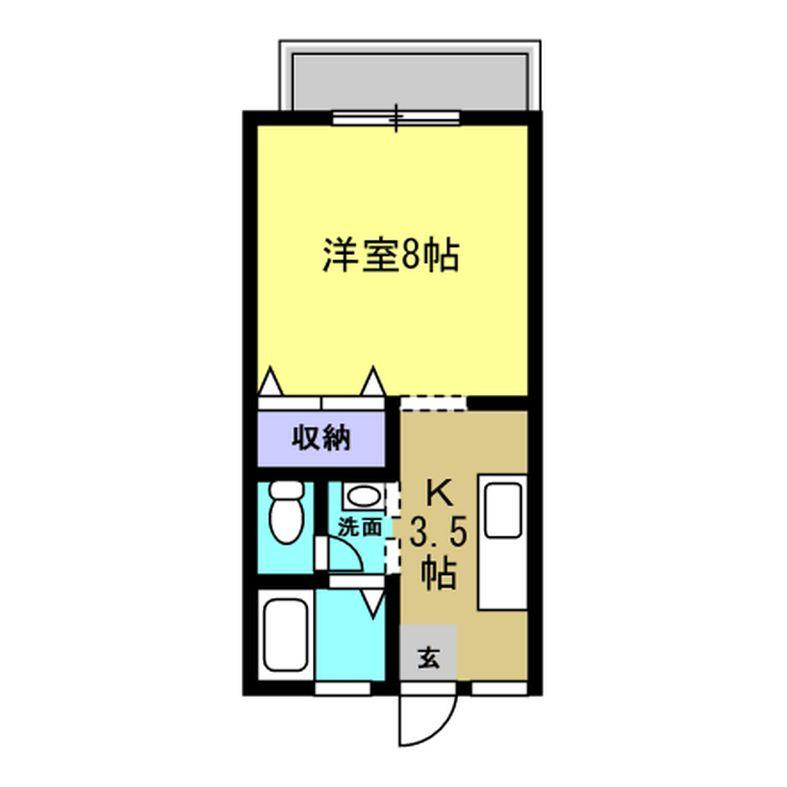 サンビレッジ・SANO　Aの間取り