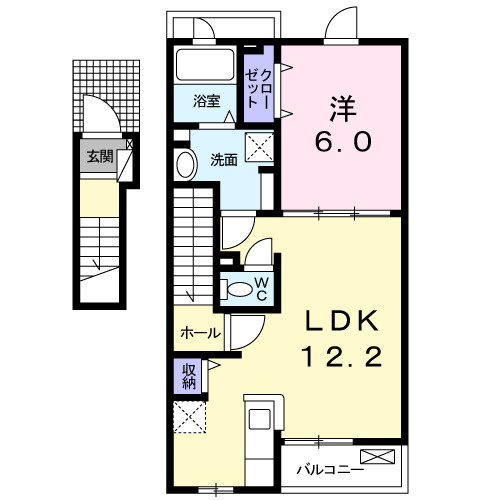 【間取り】 | ヒュッゲ　Ⅱ