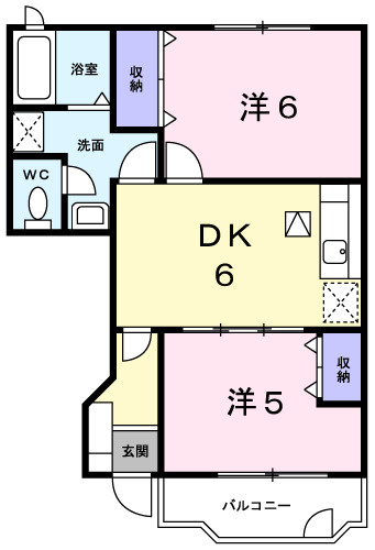 エンジェルミタニの間取り